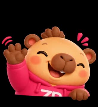 Maskot Zapup melambai